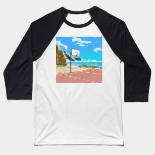 Beach Basketball Painting Baseball T-Shirt